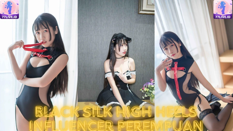 You are currently viewing Black Silk High Heels Influencer Perempuan Indonesia Hot51